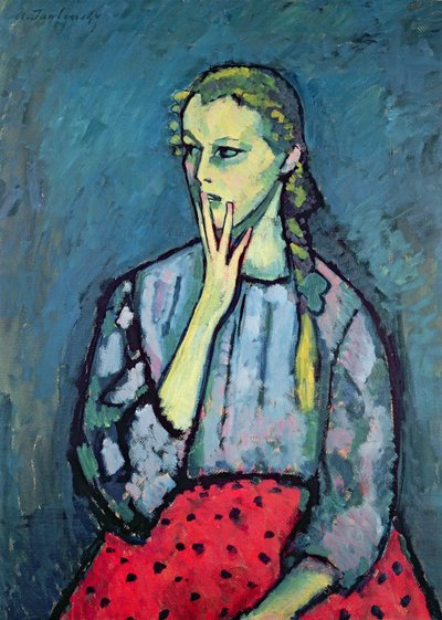 Portrait of a Young Girl by Alexej von Jawlensky